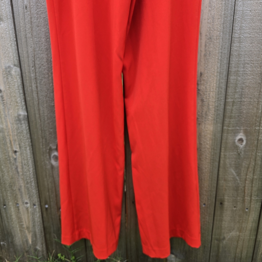 New York and Company Red Sleeveless Jumpsuit Size 6, - Picture 8 of 16